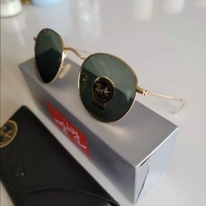 Ray ban round metal